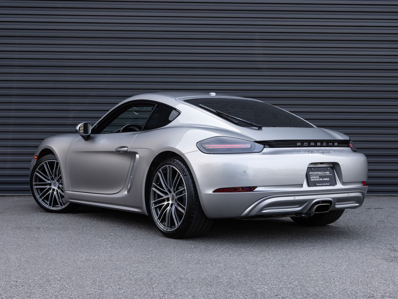 2025 Porsche 718 — rear three-quarter view