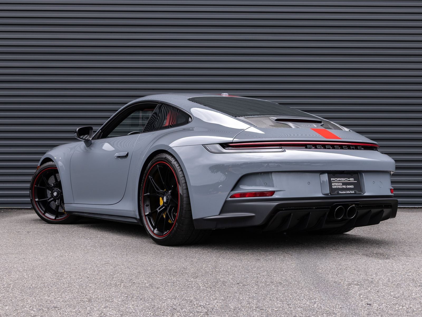 2023 Porsche 911 — rear three-quarter view