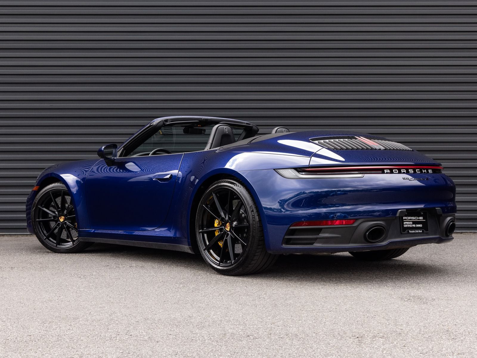 2023 Porsche 911 — rear three-quarter view