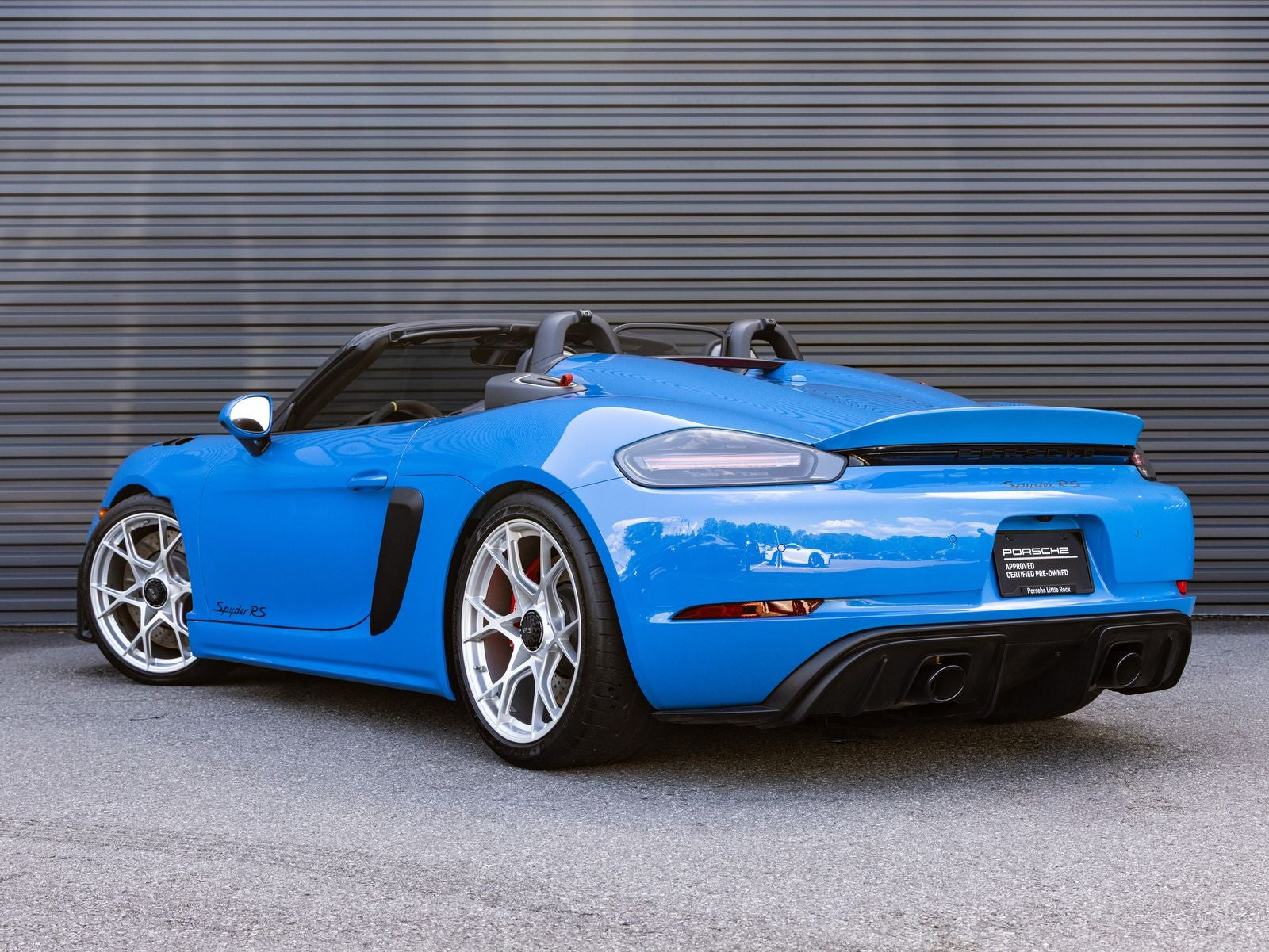 2025 Porsche 718 — rear three-quarter view
