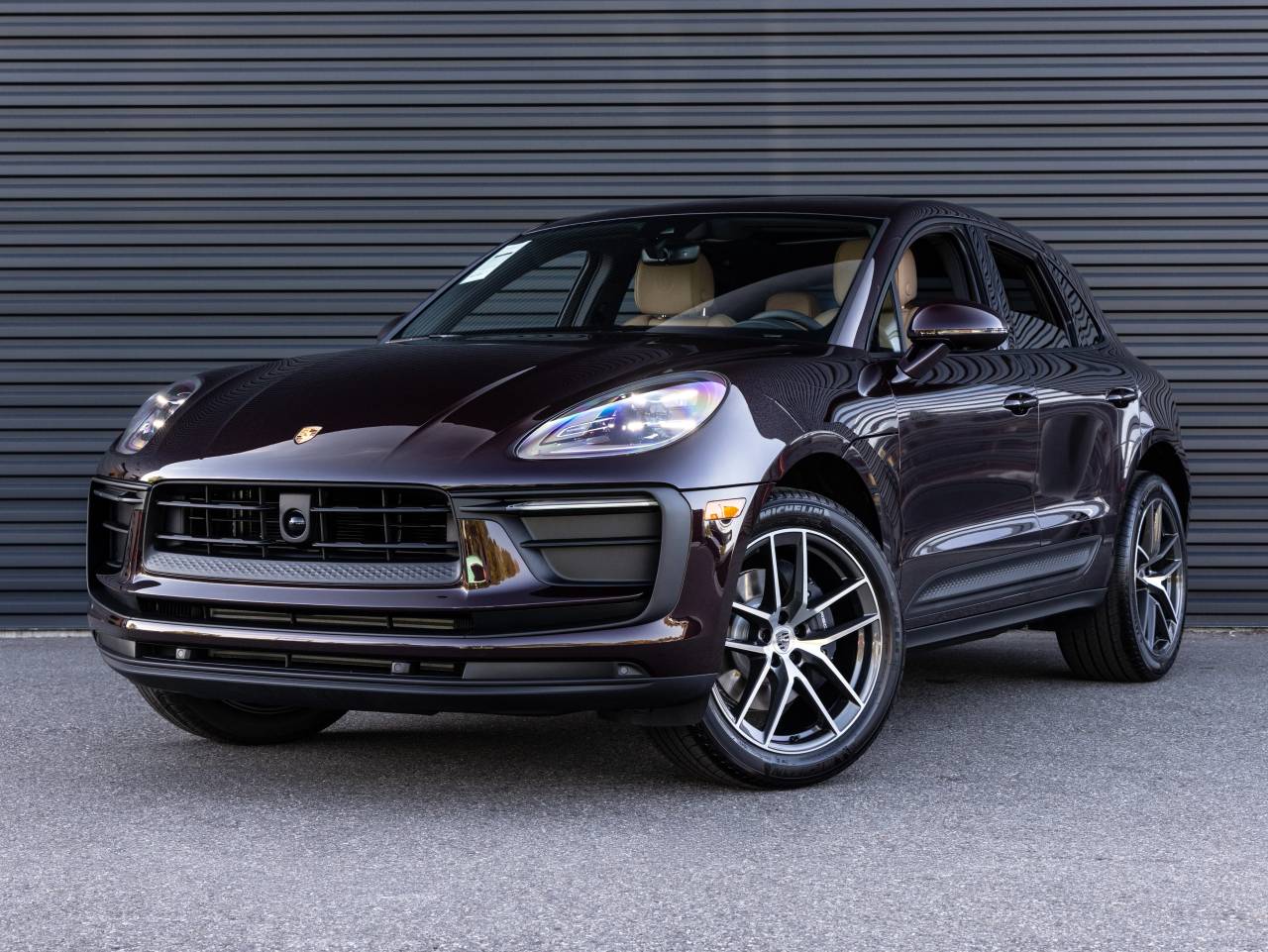 2026 Porsche Macan Macan in Copper Ruby Metallic — front three-quarter view