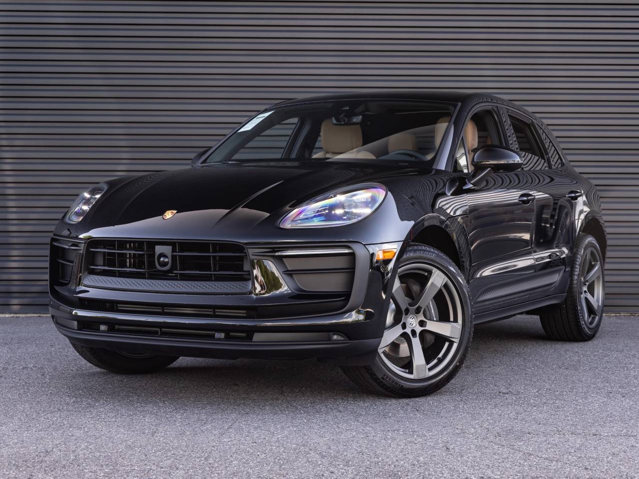 2026 Porsche Macan Macan in Black — front three-quarter view