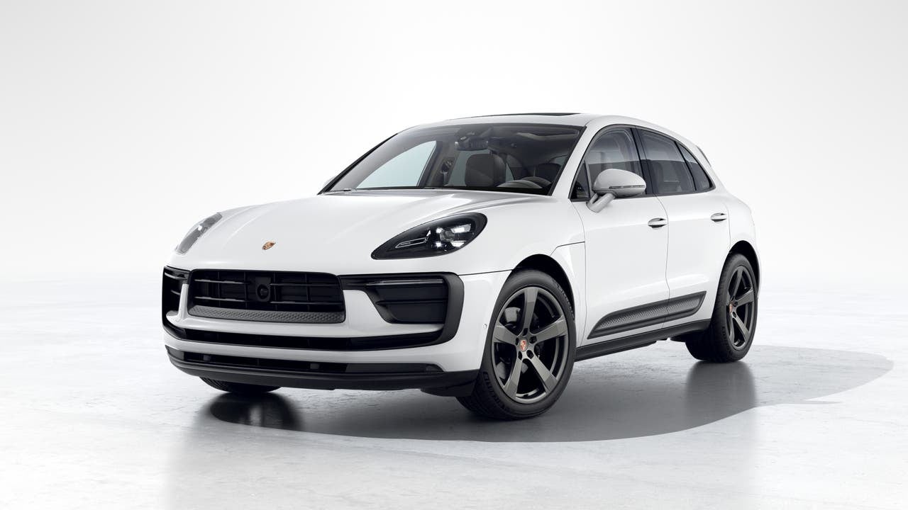 2026 Porsche Macan Macan in White — front three-quarter view